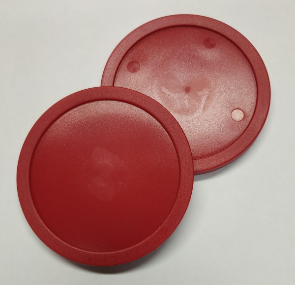 Шайба для аэрохоккея (красная) D82 mm
