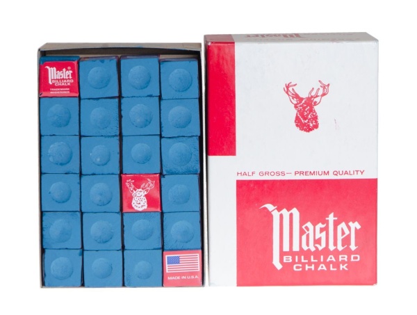Мел "Master" (72 шт) синий