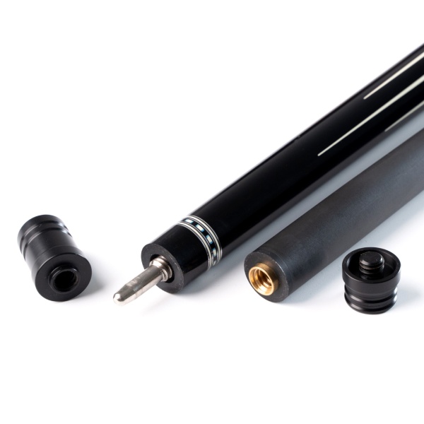 Кий / пул 2-pc "Winner Carbon - 019" (черно-синий) оплетка натур